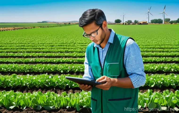 농업환경기술자 시험 성적 분석 노하우 - **Prompt 1: Focused Agricultural Engineering Student**
    "A bright, well-lit indoor scene featurin...